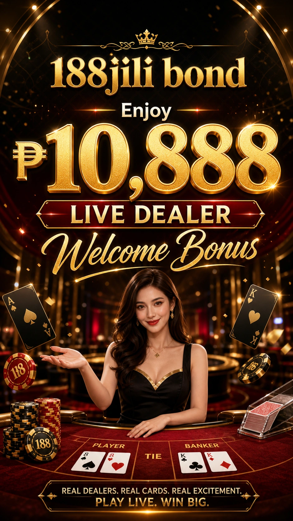 Live casino topic card visual